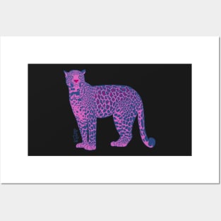 Leopard - Hot Pink Posters and Art